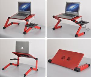 Giá Đỡ Laptop Nhôm, Có Quạt Làm Mát, Giá Đỡ Máy Tính Xách Tay Tiện Dụng, Có Thể Điều Chỉnh, Dùng Cho Giường Ngủ - Product Image 6