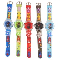 Montre numérique sportive pour enfants et élèves, avec LED clignotantes et fonction fidget spinning