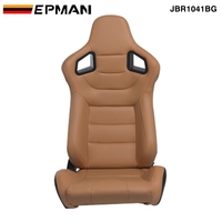 Sièges baquets de course sport EPMAN JDM avec glissières gauche et droite JBR1041BR