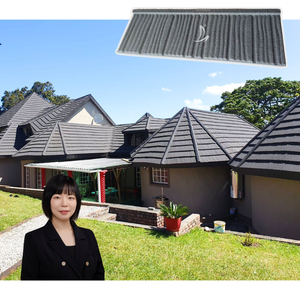 Meilleur Choix : Tôles de Toiture en Acier Robuste Anti-Décoloration, Tuiles Métalliques Revêtues de <span class=keywords><strong>Pierre</strong></span> avec Échantillon Gratuit - Product Image 6