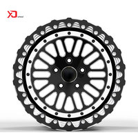 Jantes de course Beadlock 5x120 5x114.3 15x10 17x11 17x10 forgées pour Mustang Supra Challenger Hellcat Charger SRT