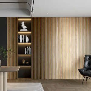 100% PET Polyester Fiber Bois <span class=keywords><strong>Panneau</strong></span> Acoustique Sommier 8mm 10mm 18mm 21mm <span class=keywords><strong>MDF</strong></span> Décoration Murale Intérieur pour Bureau Maison - Product Image 1