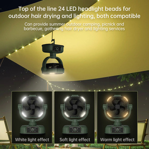 พัดลมแบบชาร์จไฟได้พัดลมพกพาขนาด20000mAh พร้อมไฟ LED พัดลมตั้งแคมป์ระบายอากาศได้ดีระบายอากาศได้ - Product Image 4