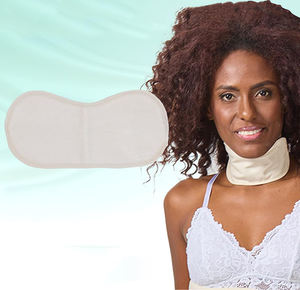 Compresse réutilisable à l'huile de ricin pour le cou, enveloppement doux pour la thyroïde, en coton, ajustement confortable - Product Image 5