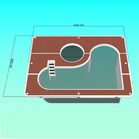 Plateforme flottante personnalisable en matériau Drop Stitch pour piscine, quai ou île gonflable, idéale pour les rivières et les yachts