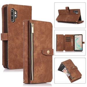 Funda de teléfono con diseño de cremallera con ranuras para tarjetas para MI 11T, funda tipo billetera para Xiaomi 11T Pro, para <span class=keywords><strong>Galaxy</strong></span> S23/S24 Pockets - Product Image 3