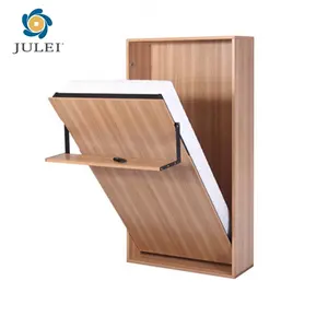 Cama plegable de pared de metal, ahorro de espacio, plegable, vertical