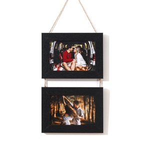 2 Cadres <span class=keywords><strong>Photo</strong></span> Vintage en Bois à Coller au Mur pour Garçons et Filles, Idéal pour Mur <span class=keywords><strong>Photo</strong></span> ou Galerie Murale - Product Image 3