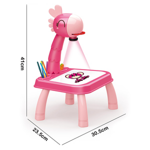 Divertido Juego de Juguetes de Dibujo y Pintura con Proyección Inteligente, Tablero de Plástico, Kits de Aprendizaje, Máquina de Dibujo con Proyector - Product Image 3