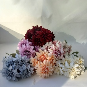 Bán Chạy G-2103 Bó Hoa Cúc Lụa Giả Trang Trí Đám Cưới Bó Hoa 7 Đầu Bó Hoa Trắng - Product Image 5