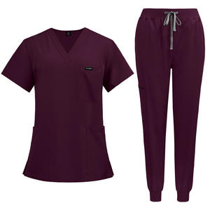Conjunto de Uniformes Médicos Unisex 42122, el Más Vendido |   Camiseta de Manga Corta de Secado Rápido |   Conjunto de Blusa y Pantalón para Hospital, Clínica Dental (Precio al por Mayor) - Product Image 5