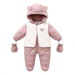 Infant <b>Snow</b> <b>Suit</b> Newborn Winter Blank North Infant Face Snowsuit Winter <b>Baby</b> Jumper Infant Snowsuit - Product Image 6