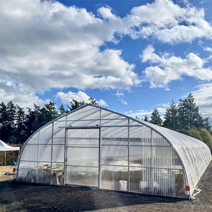 Serre agricole multi-travées Skyplant à économie d'énergie avec film PE et panneaux isolants à double paroi pour une faible perte de chaleur toute l'année - Product Image 4