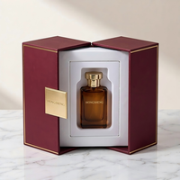 Boîte cadeau personnalisée pour huiles essentielles, boîte à couvercle rabattable, boîte cadeau en papier pour les fêtes, sur commande, boîte cadeau à double porte
