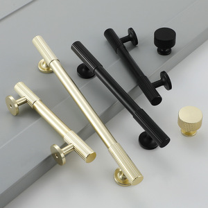 Furniture Handle And <b>Knob</b> Aluminum Alloy Bar Minimalist Cabinet Wardrobe Durable - Product Image 1