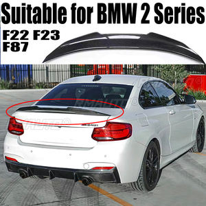Aileron de coffre arrière en fibre de carbone style MP M4 PSM pour BMW Série 2 F22 F23 F87 2014-2021 Noir brillant - Product Image 1