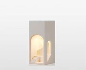 Lámpara de Mesa de Yeso Atenuable para Dormitorio, Lámpara de Escritorio de Aromaterapia, Luz Decorativa Clásica Minimalista para Estudio, Dormitorio y Mesita de Noche - Product Image 5