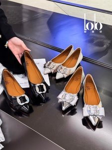 Zapatos de tacón fino con lazo elegante de caña alta para mujer, cierre de cremallera - Versátiles para todas las estaciones, tacón gatito, moda Evening Breeze - Product Image 6