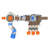 Structure de jeu extérieure pour enfants sur le thème de l'astronaute, équipement de terrain de jeu en LLDPE résistant aux UV