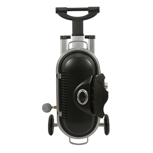 Gril à <span class=keywords><strong>gaz</strong></span> pliant noir moderne de BBQ de camping Équipement de cuisson au propane extérieur <span class=keywords><strong>Valise</strong></span> en fer enduit de poudre pour le camping - Product Image 2