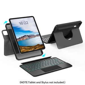 Bàn phím trường hợp đối với <span class=keywords><strong>iPad</strong></span> 10.9 inch Pro 1 <span class=keywords><strong>2</strong></span> 3 4 gen 11 inch không khí pin lớn trực tiếp từ nhà máy màu đen giá thấp hiệu suất cao - Product Image 2