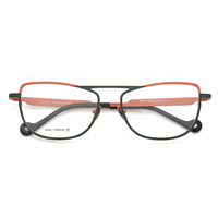 Montura de Gafas Ovalada de Titanio a la Moda, Montura Óptica Elegante para Hombre, Ultraligera y de Lujo para Gafas Graduadas