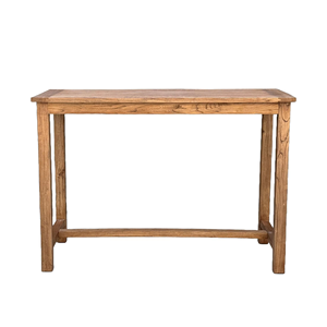 Mesa Consola de Madera Maciza Reciclada Natural Estilo Rústico Francés HL385 para Entrada, Vestíbulo de Hotel, Sala de Estar, Muebles de Villa - Product Image 2