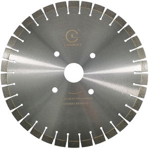 Herramientas de corte de piedra de 14 pulgadas y 350mm de alta calidad al por mayor, disco de corte de granito con ranura para llave, hojas de sierra de diamante para granito y hormigón - Product Image 1