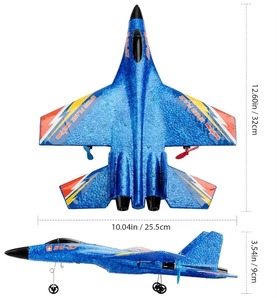 Avión de Espuma RC, Modelo de Avión a Control Remoto, Planeador de 2.4 GHZ, Modelo Air Biperch <span class=keywords><strong>Jet</strong></span> RTF, Avión RC con Giroscopio de 6 Ejes - Product Image 6