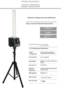 Machine de service de badminton intelligente avec programmation de points de service, pour entraînement de balles longues et rapide, un outil d'entraînement performant - Product Image 4