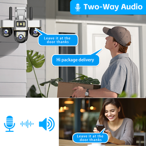 OEM surveil CCTV <span class=keywords><strong>Camera</strong></span> Home an ninh 6MP Wifi PTZ CCTV <span class=keywords><strong>Camera</strong></span> nhà sản xuất V380 Pro 3 ống kính PTZ ngoài trời wifi 4 gam mạng Máy ảnh - Product Image 3