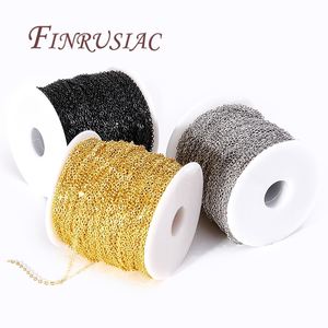 Cadena en forma de O plana de <span class=keywords><strong>Metal</strong></span> fino de 1,5 MM chapada en oro de 18 quilates hecha a mano, accesorios de joyería para collar, componentes para suministro a granel al por mayor - Product Image 6