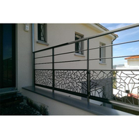 Blh-40 Garde-corps de balcon en fer forgé de style français populaire Corrimao De Varanda De Ferro Forjado Frances Garde-corps en fer