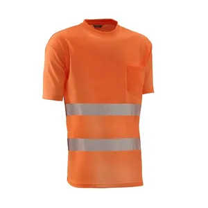 T-shirt - HVS621OR S London - Colore: Arancione - Tessuto sportivo "Eye Bird". Traspirante, assorbe l'umidità. Più grande - Product Image 1