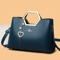 Sac à bandoulière élégant et tendance, nouveau sac à main simple texturé pour femme, collection automne