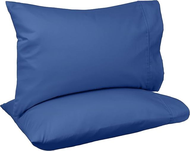 300 Thread Count Cotton Pillow Case, Standard, 30" L x 20" W, White - Set of 2, Pillows Not Included