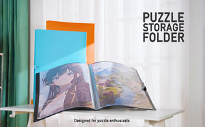 Support de <span class=keywords><strong>rangement</strong></span> pour puzzles 1000 pièces avec 8 <span class=keywords><strong>feuilles</strong></span> de protection et 2 cartons (Babyblue Fabriqué en Chine) - Product Image 6
