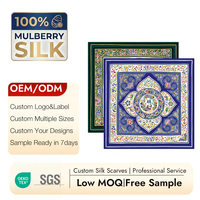 2026 Foulard en soie sergé personnalisable de luxe, 100% soie de mûrier, bord roulé à la main, bandana et foulard pour femme, faible MOQ, foulard personnalisé