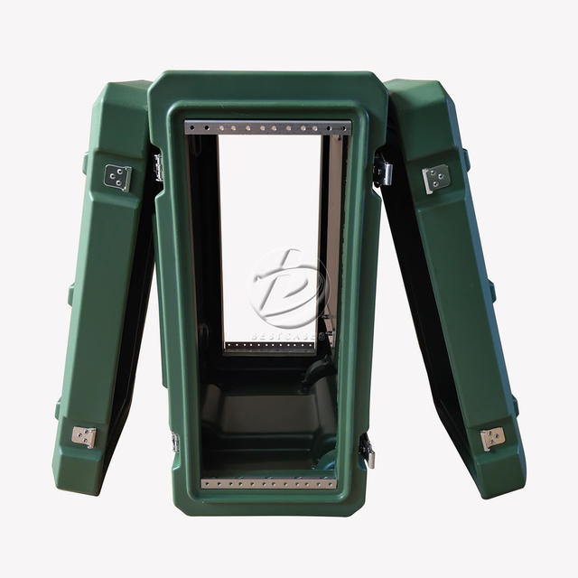 Waterproof Portable Flight Case 19 Inch 4U Shock Mount Rack Case