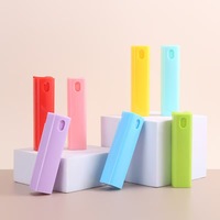 Flacon pulvérisateur carré en plastique PE de haute qualité pour cosmétiques et parfums, avec pulvérisateur à gâchette et impression sérigraphique