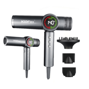 Koofex KF-8265 OEM/ODM Thiết Kế Tốc Độ Cao 110,000 RPM BLDC Máy Sấy Tóc Chuyên Nghiệp <span class=keywords><strong>LCD</strong></span> Hiển Thị Ion Âm Tóc Thổi Máy Sấy - Product Image 1