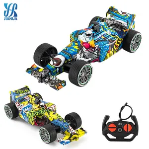 Mobil Rc Rc Graffiti F1, Mainan Remote Control, Mobil Stunt, Kuat, Kecepatan Tinggi, Mendaki Off Road, Mobil Drift Rc