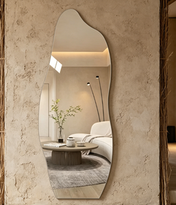 Heavenly Mirror Irregular Frameless Acrylic Full Length <b>Wall</b> Mirror Modern Art Deco Design <b>Float</b> Pattern Living Room Decor - Product Image 5