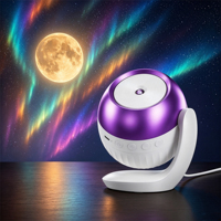 Projecteur Galaxie Type-C avec 24 Motifs et 7 Sons du Bruit Blanc, Projecteur d'Étoiles Galaxie USB, Veilleuse LED pour Chambre et Décoration Home Cinéma
