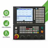 Tour-fraiseuse CNC à lit incliné 3 axes haute rigidité TCK50A-500, système Fanuc, tour horizontal pour métaux 220V FANUC