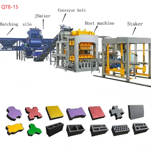 QT8-15 khối bê tông Máy sử dụng máy làm cho xi măng gạch rỗng Máy làm - Product Image 6