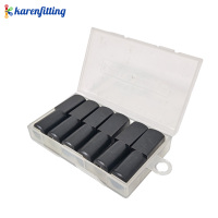 Raccords de graissage 1/8 BSP de tous types fournis par l'usine, raccords de graissage à 6 mâchoires pour pistolets à graisse, pièces automobiles fabriquées en Chine