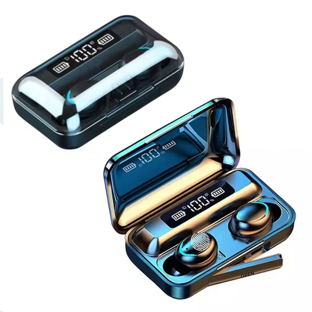 High Version 5 Hours Wireless Headphone Mini Size Portable Wireless Headset LED Display F9 Earphones