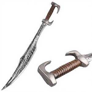 Épée de simulation <span class=keywords><strong>en</strong></span> mousse PU King Blade <span class=keywords><strong>en</strong></span> gros, arme d'entraînement sûre <span class=keywords><strong>en</strong></span> polyuréthane pour cosplay, accessoire de fête, jeu de rôle, décoration, jouet - Product Image 3