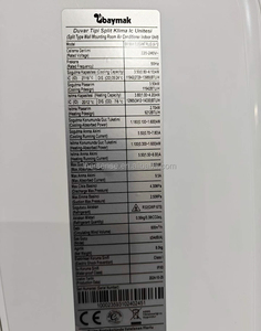 Climatiseur mural Baymak 12000 BTU, refroidissement et chauffage, 220 V 50 Hz, R32, avec certifications CE et RoHS, pour la maison et le bureau, Turquie - Product Image 3